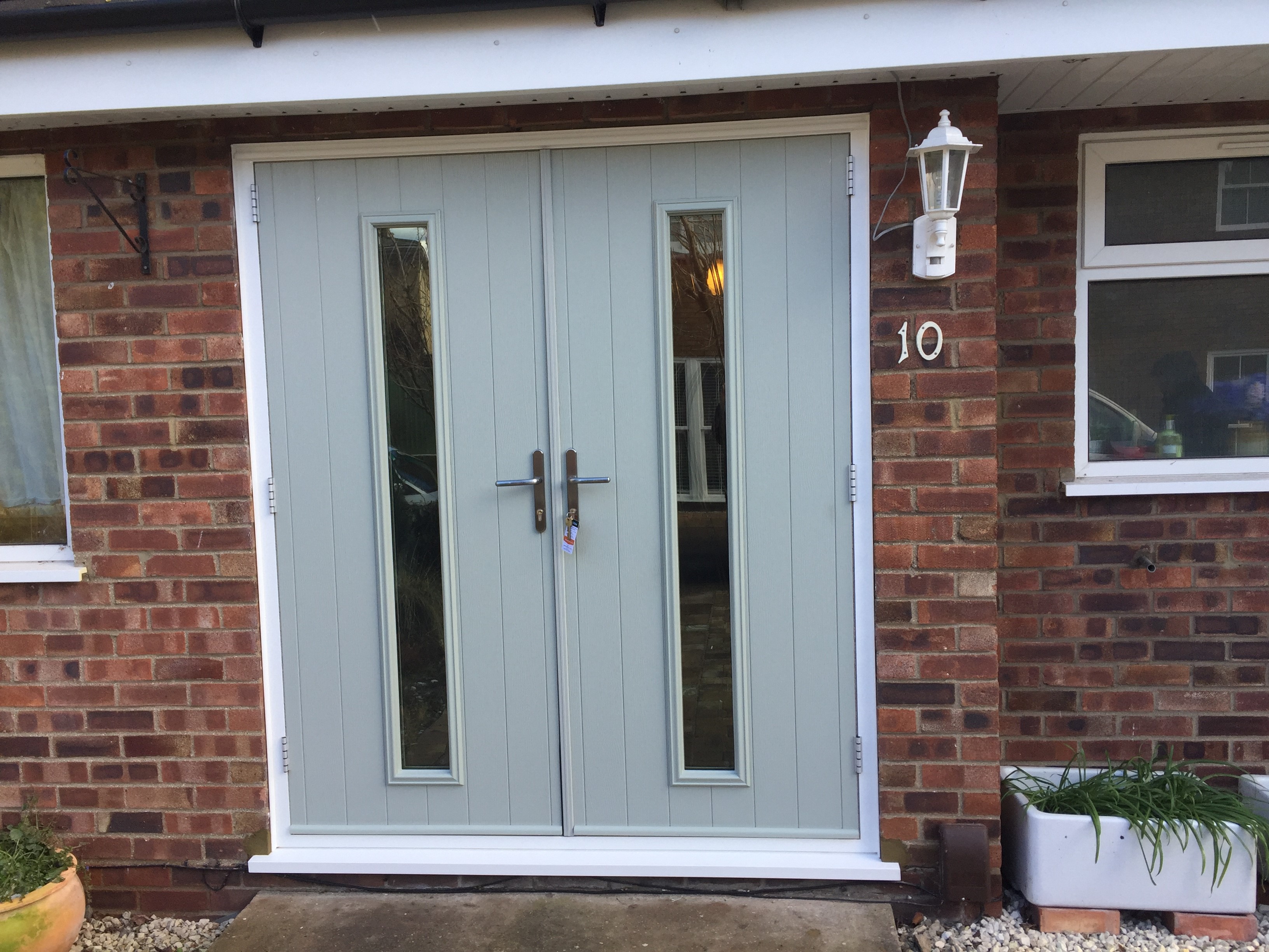 french grey solidor installation